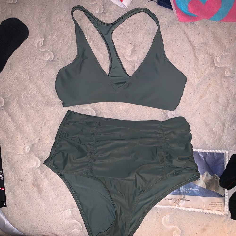 American Eagle bikini army green
